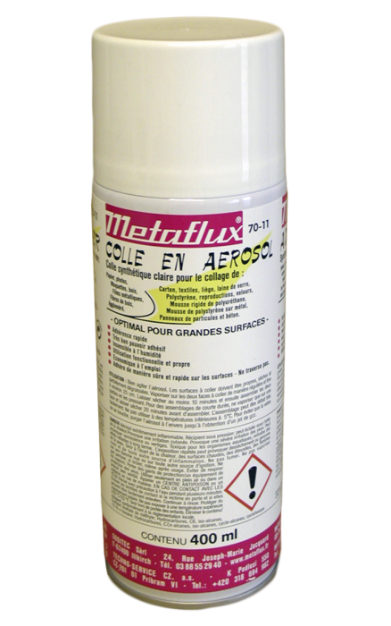 Spray colle textile temporaire