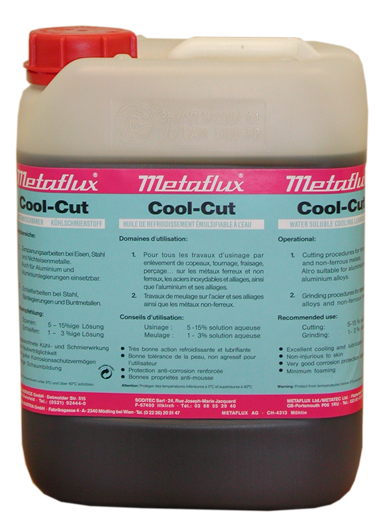 75-63 COOL-CUT, Huile de coupe - Nettoyage - Entretien machine, Metaflux